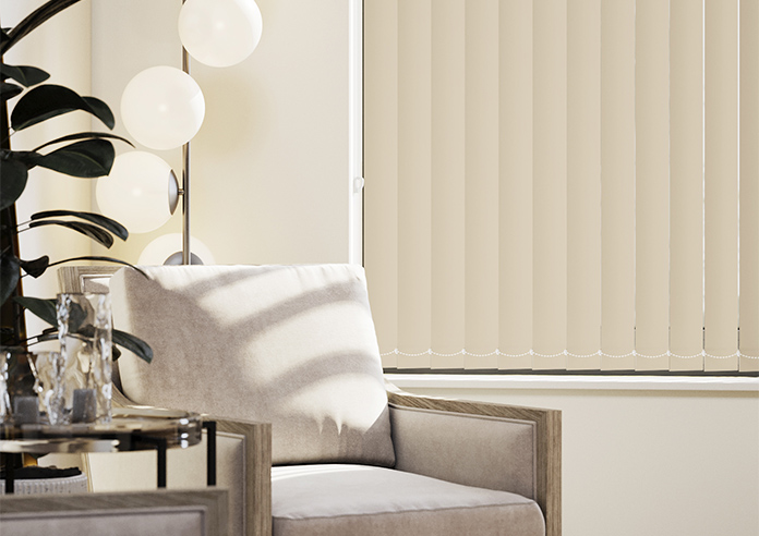 Trinity (Blackout), Riveria Sand - Vertical Blind - Image 5